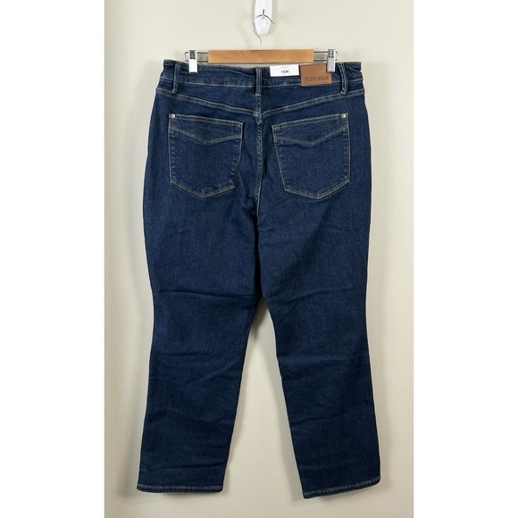 JUDY BLUE NWT High Waist Straight Leg Jeans JB88575 Blue Womens Sz 16 - Picture 5 of 14